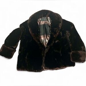 Authentic Fur Coat -Vintage- Brown